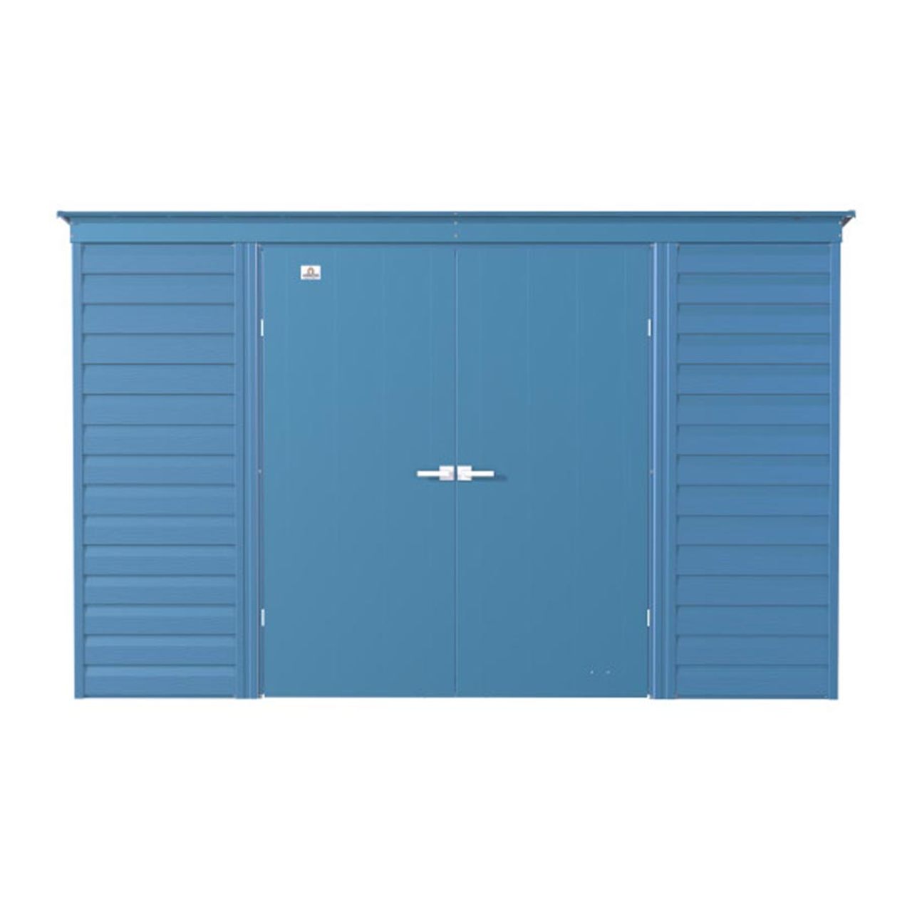 Arrow Select 10' x 4' Steel Storage Shed -  Blue Gray