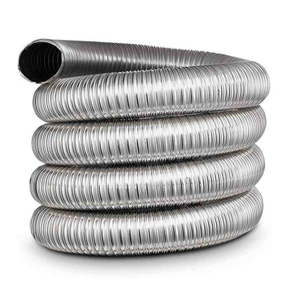 4" x 25' Lifetime Chimney Smooth-Wall Liner Kit with Tee