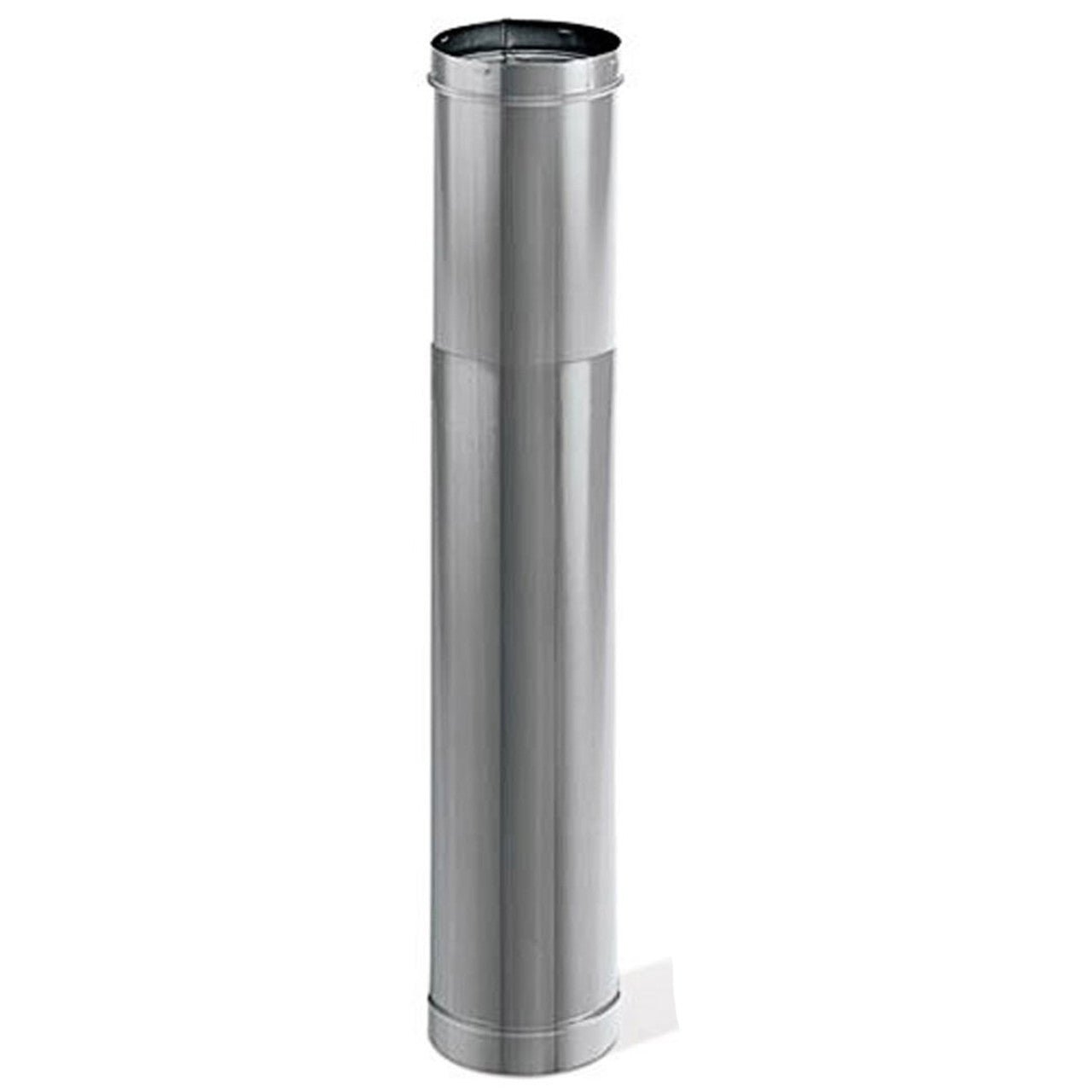 6" DuraBlack Stainless Steel 44" - 68" Telescoping Length - 6DBK-TLSS