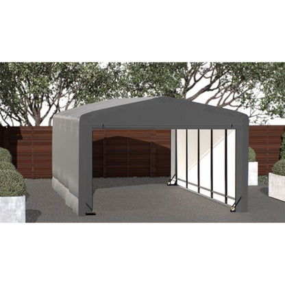 ShelterTube 12 x 23 x 8 Wind & Snow-Load Rated Garage - Gray