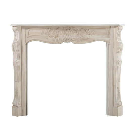 58" Deauville Unfinished Fireplace Surround by Pearl Mantels