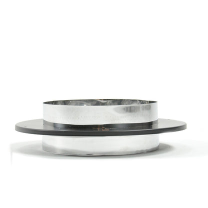 8" DuraBlack Chimney Adapter with Trim - 8DVL-ADC