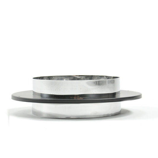 8" DuraBlack Chimney Adapter with Trim - 8DVL-ADC