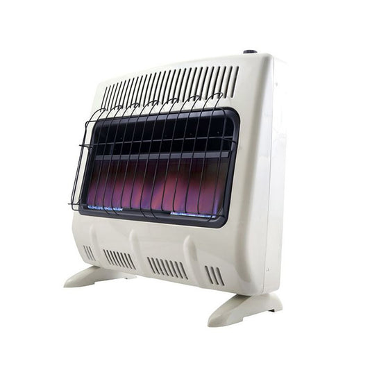 Vent Free 30,000 BTU Blue Flame Propane Heater- White - F299730