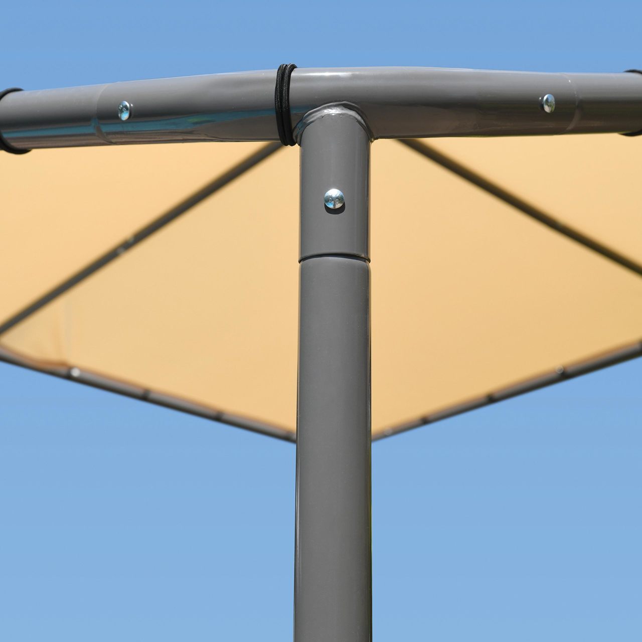 Pacifica 10' x 10' Gazebo Canopy - Marzipan Tan