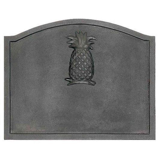 Pineapple Cast Iron Fireback - 22.5'' W x 17.75'' H