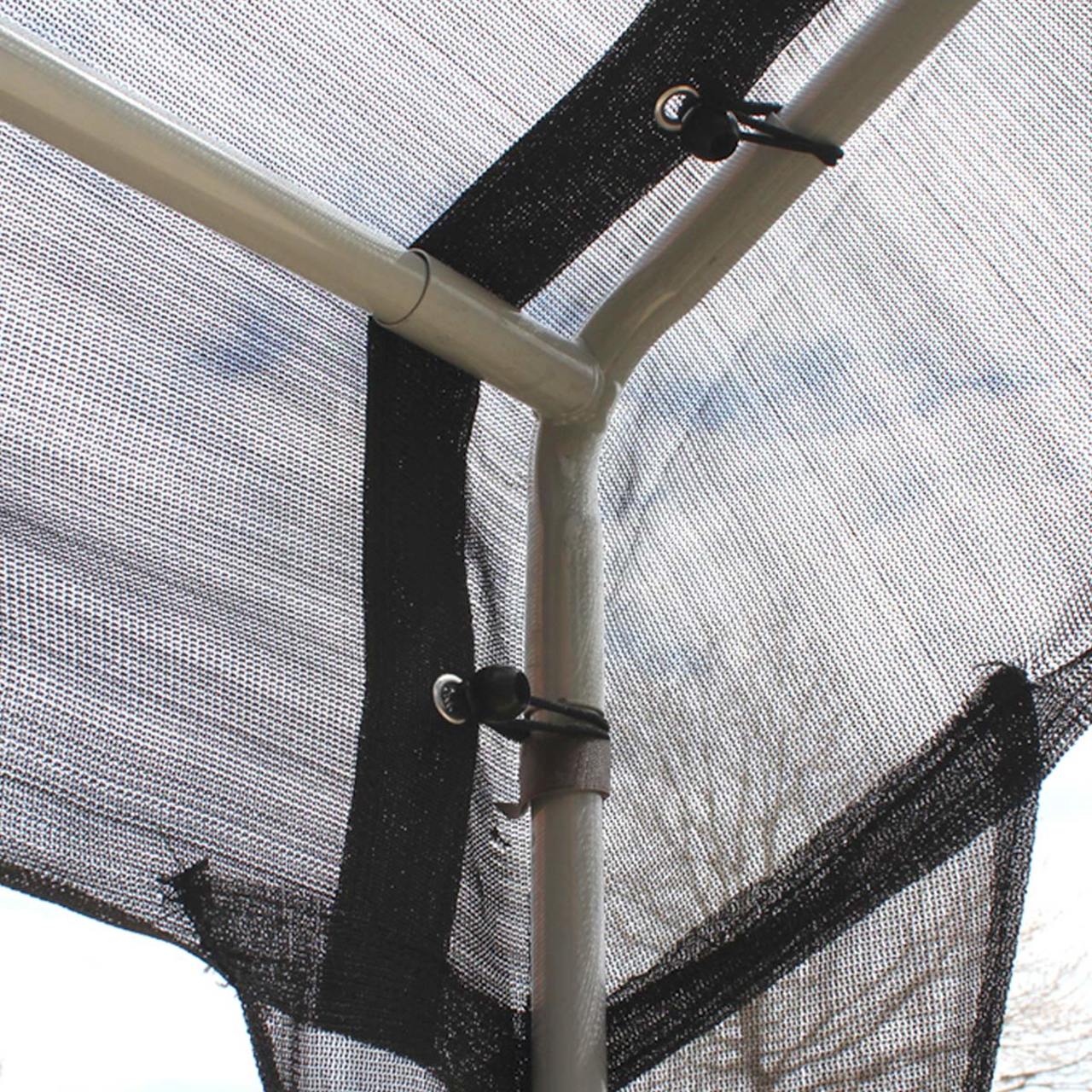 King Canopy  10' x 20' Black Garden Shade Canopy