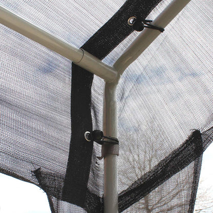 King Canopy  10 x 20 Black Garden Shade Canopy
