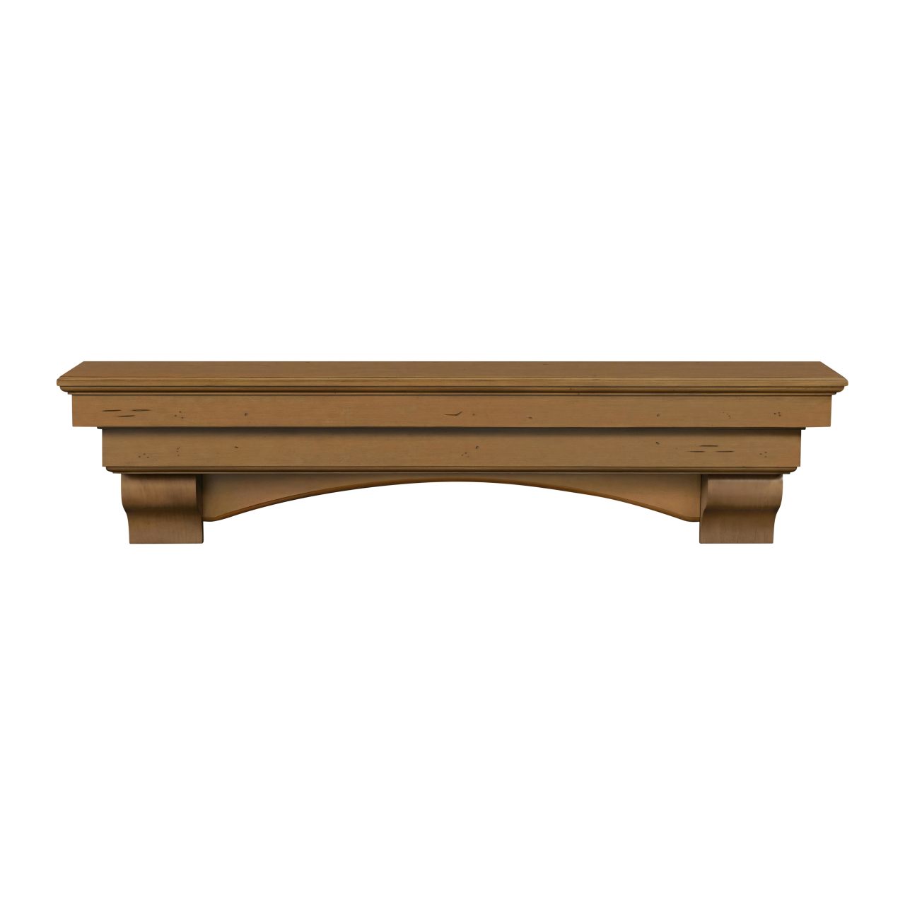 60" Celeste Fireplace Shelf by Pearl Mantels - Dune Distressed Finish
