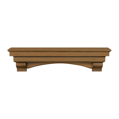 60" Celeste Fireplace Shelf by Pearl Mantels - Dune Distressed Finish