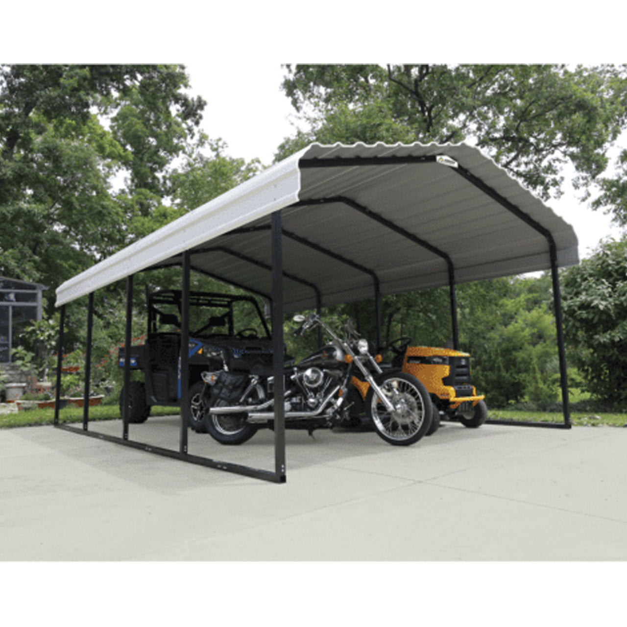 Arrow Carport 12 x 29 x 7 Ft. - Eggshell