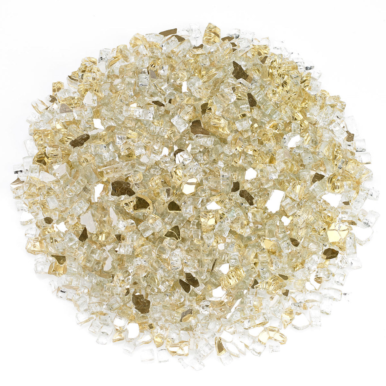 1/4" Gold Reflective Fireglass-10 lbs