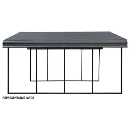 Arrow 20' x 29' x 9' Carport - Charcoal