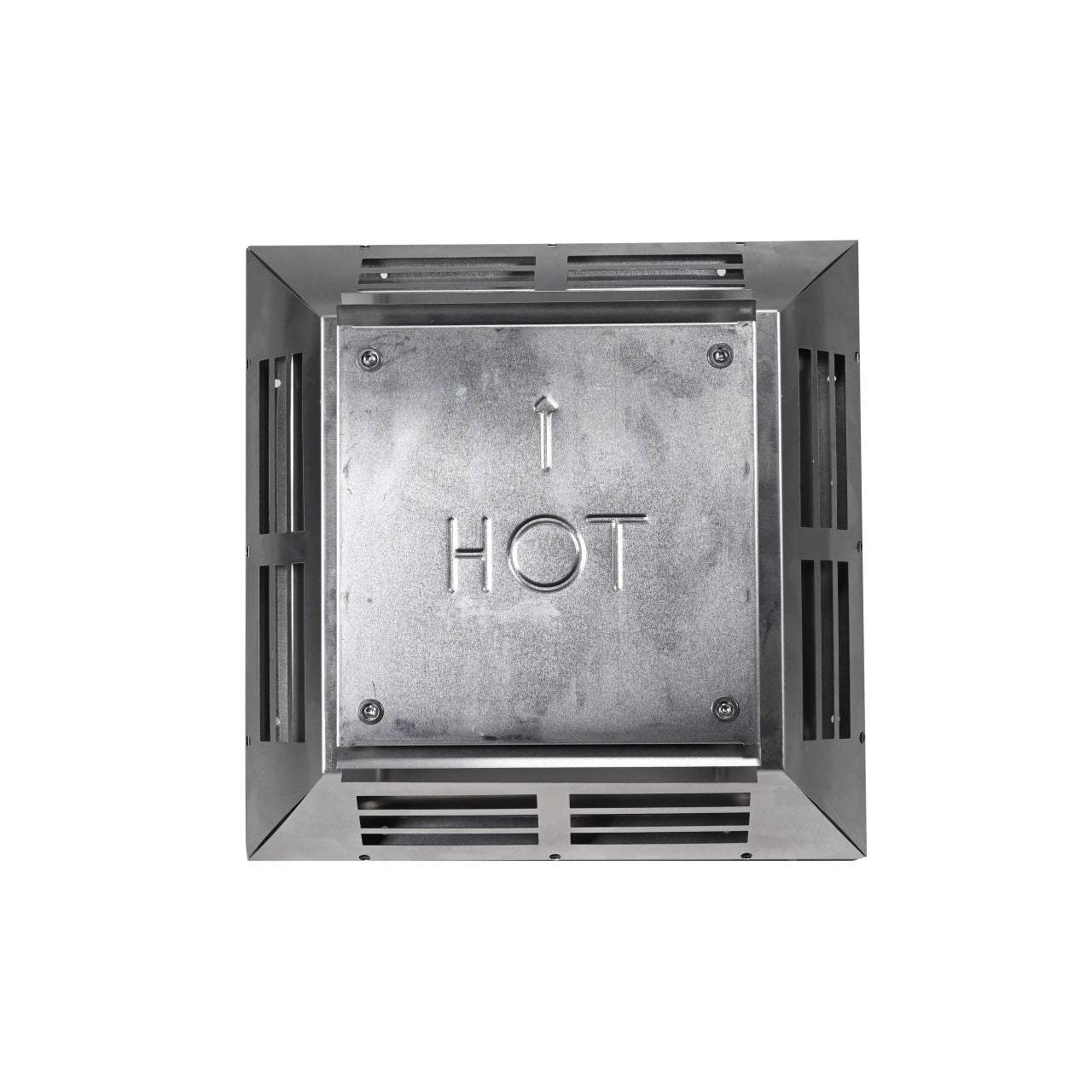 DirectVent Pro 4''x6 5/8'' Aluminum Square Horizontal Cap