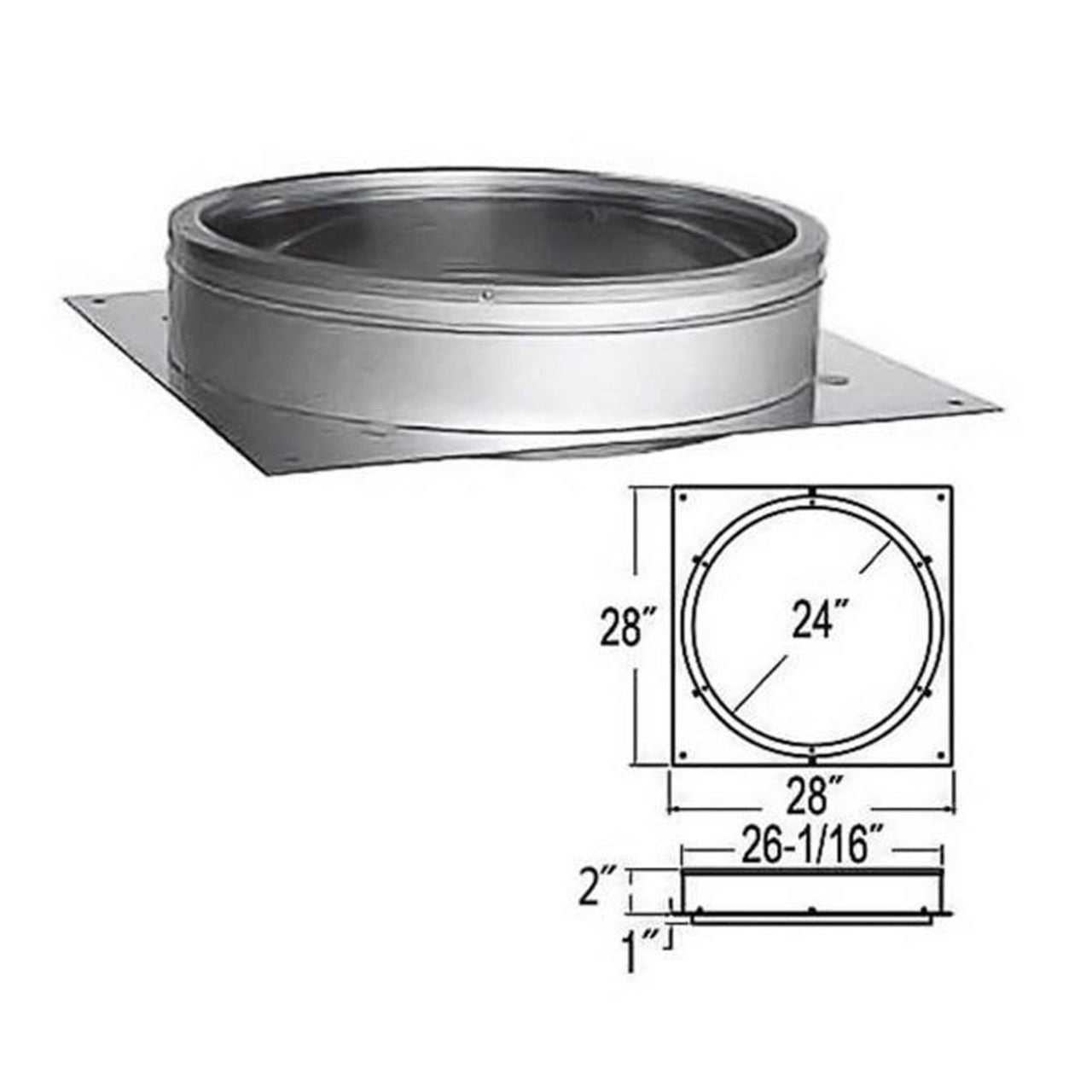 24'' DuraTech Anchor Plate - 24DT-AP