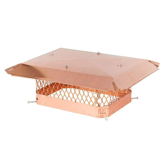 12" x 16" Copper Single Flue Chimney Cap