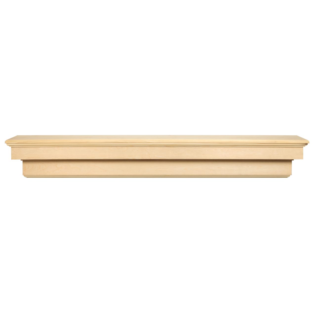 60" Auburn Unfinished Fireplace Shelf by Pearl Mantels