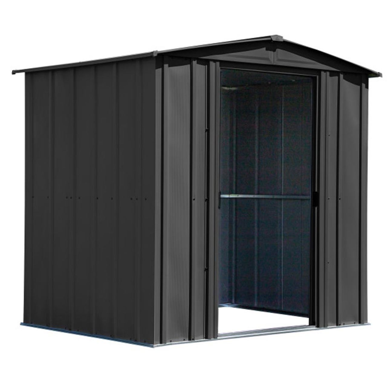 Arrow Classic Steel Storage Shed 6' x 5' -  Charcoal