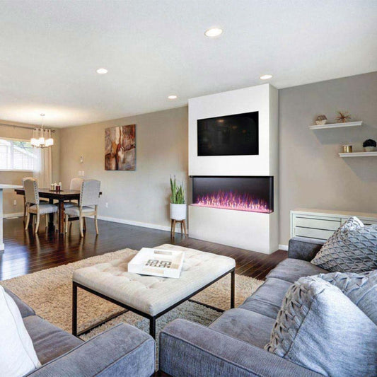 Napoleon Trivista 60 3-Sided Built-In Electric Linear Fireplace - NEFB60H-3SV