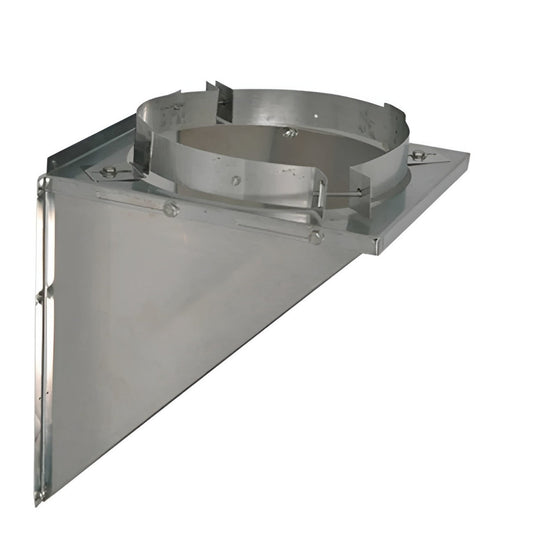 8" Ventis Class-A All Fuel Chimney Galvanized Tee Support - VA-TS08