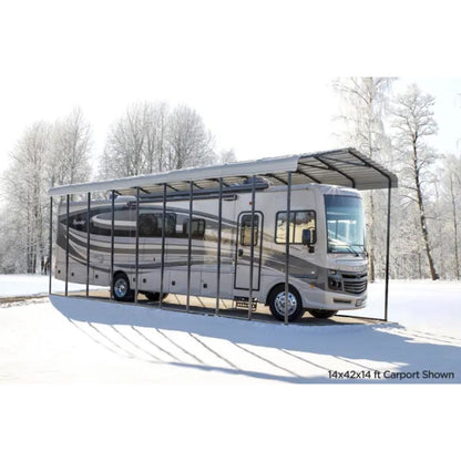 Arrow Carport 14 x 20 x 14 Ft. - Charcoal