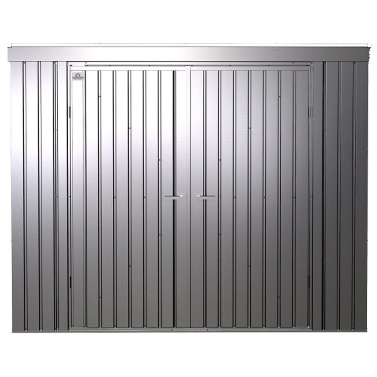 Arrow Elite 8' x 4'  Steel Storage Shed - Silver