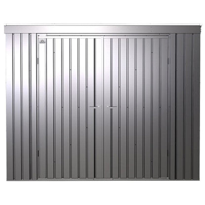 Arrow Elite 8' x 4'  Steel Storage Shed - Silver