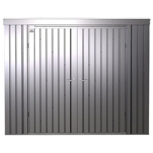 Arrow Elite 8' x 4'  Steel Storage Shed - Silver