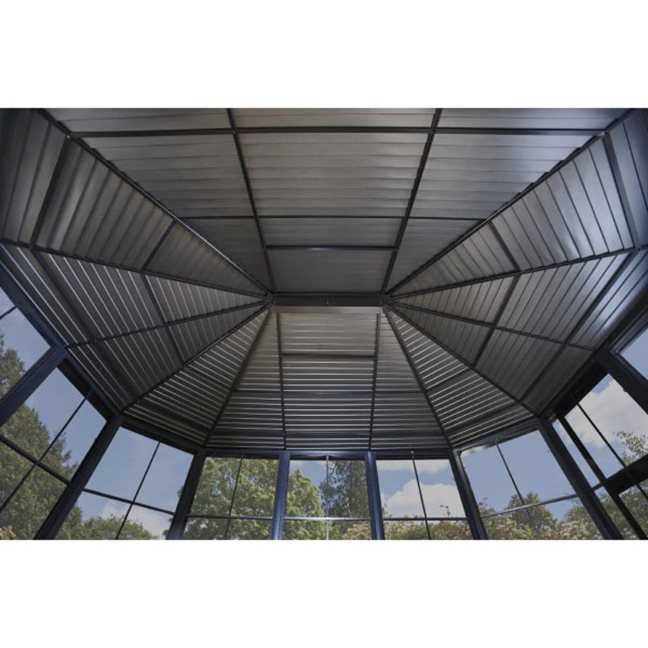Charleston 12' x 15' Solarium - Dark Gray