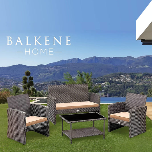 Fire Sense Ashville Wicker Patio Set - 63742