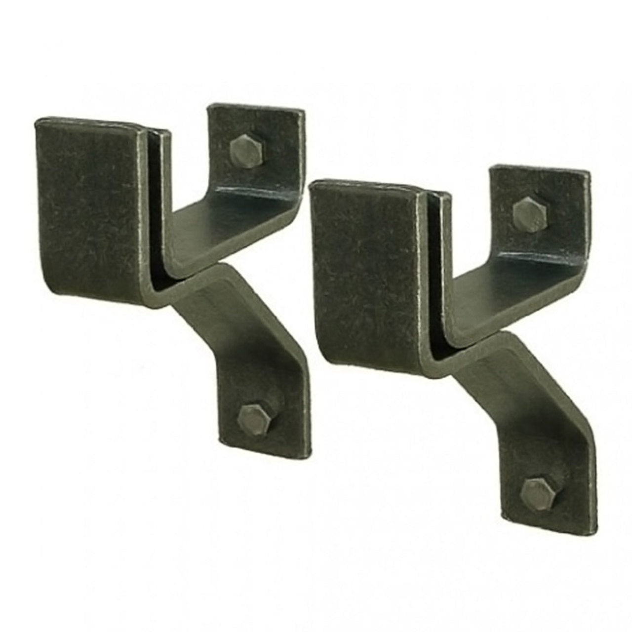 4" Wall Brackets-Hammered Steel