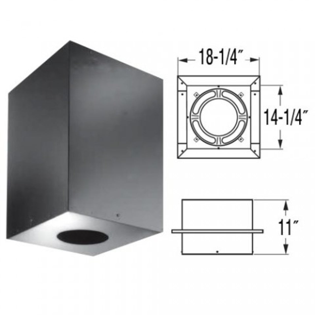 8'' DuraPlus Cathedral Ceiling Support Kit - DP820-KIT
