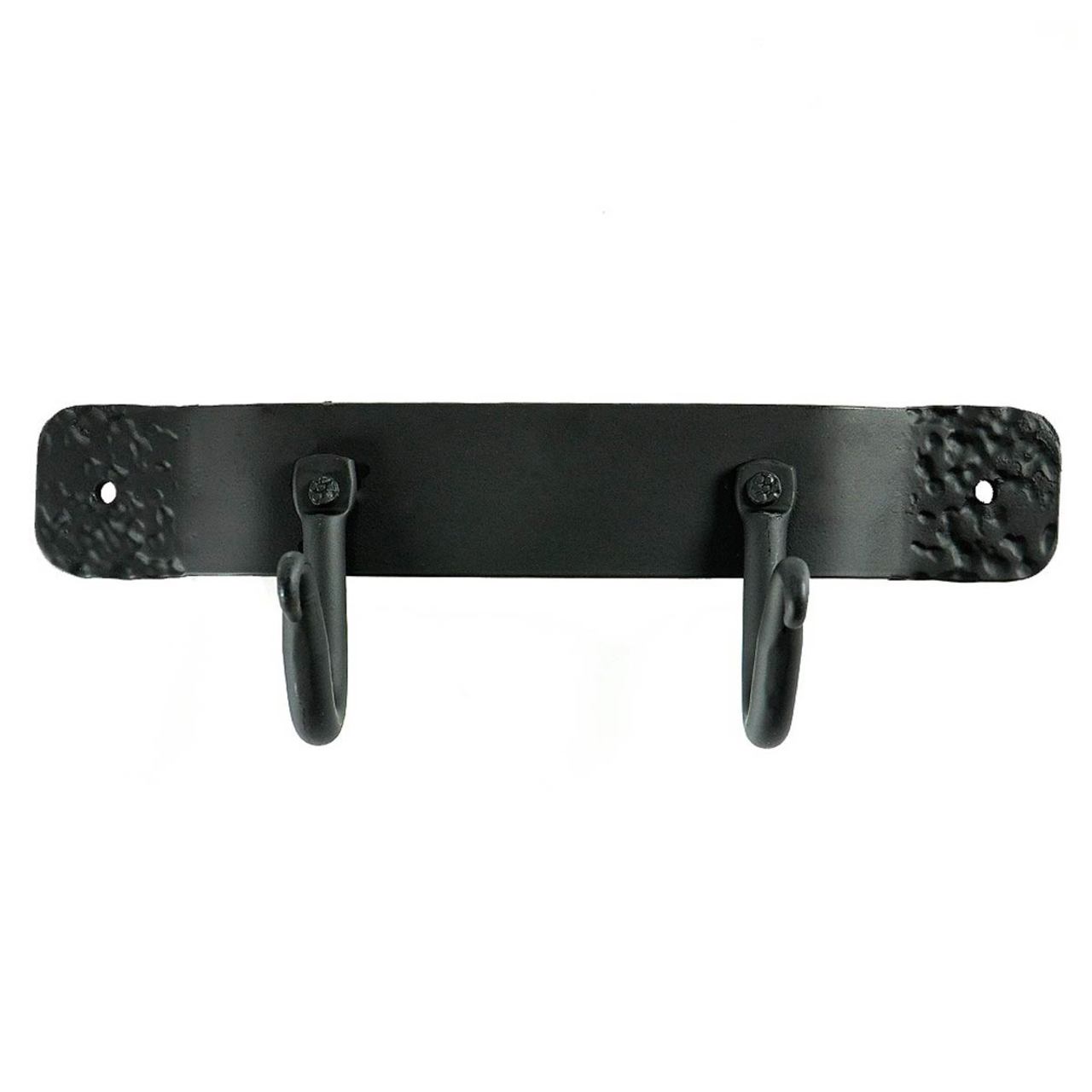 Pilgrim Forged Black Iron 2 Hook Bracket