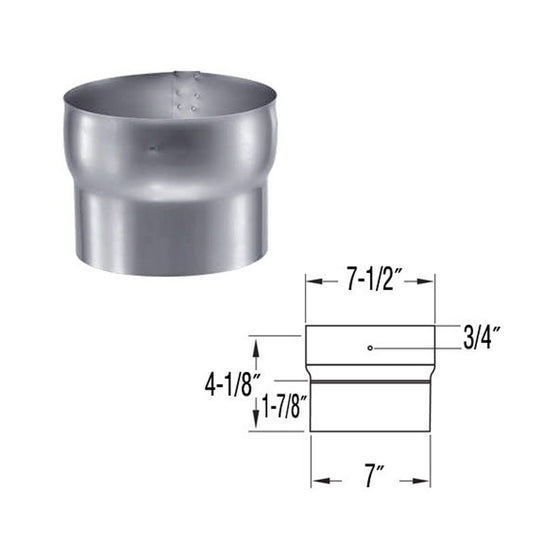 7'' DuraFlexSS Connector - 7DFS-FC