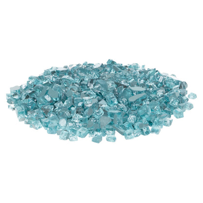Fire Sense Bahama Blue Reflective Fire Glass - 62364