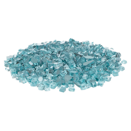Fire Sense Bahama Blue Reflective Fire Glass - 62364