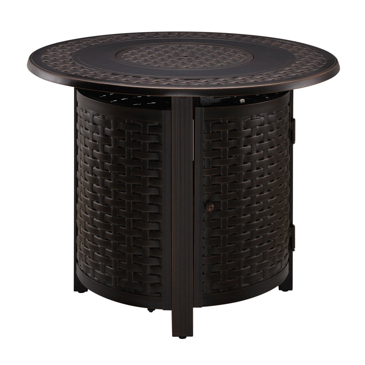 Hendricks Aluminum 34" Round LPG Fire Pit
