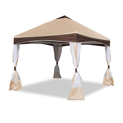 King Canopy  10' x 10' Caramel Creme Garden Canopy