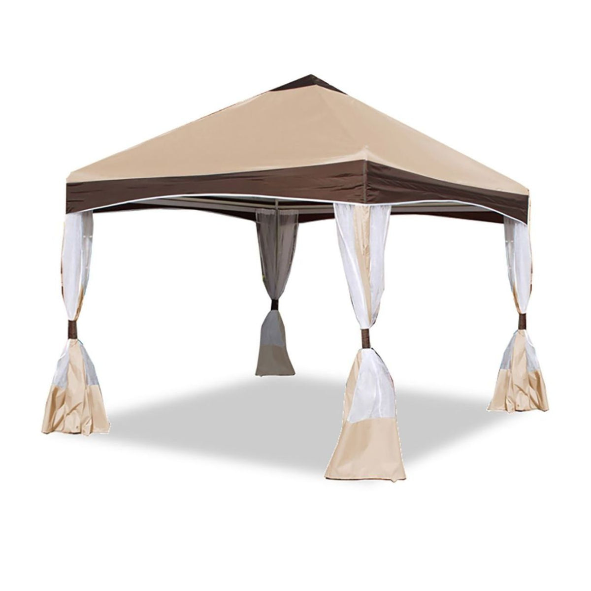 King Canopy  10' x 10' Caramel Creme Garden Canopy