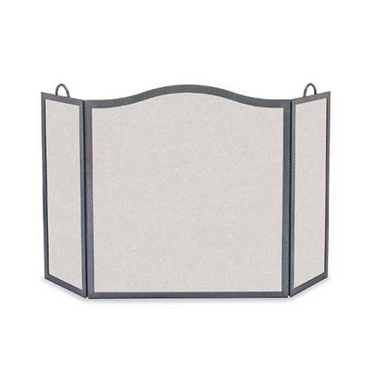 Pilgrim Camelback Arch Three Panel Fireplace Screen - Vintage Iron 54'' Wide