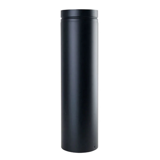 4" X 24" Ventis Direct Vent Black Chimney Pipe - VDVB-0424