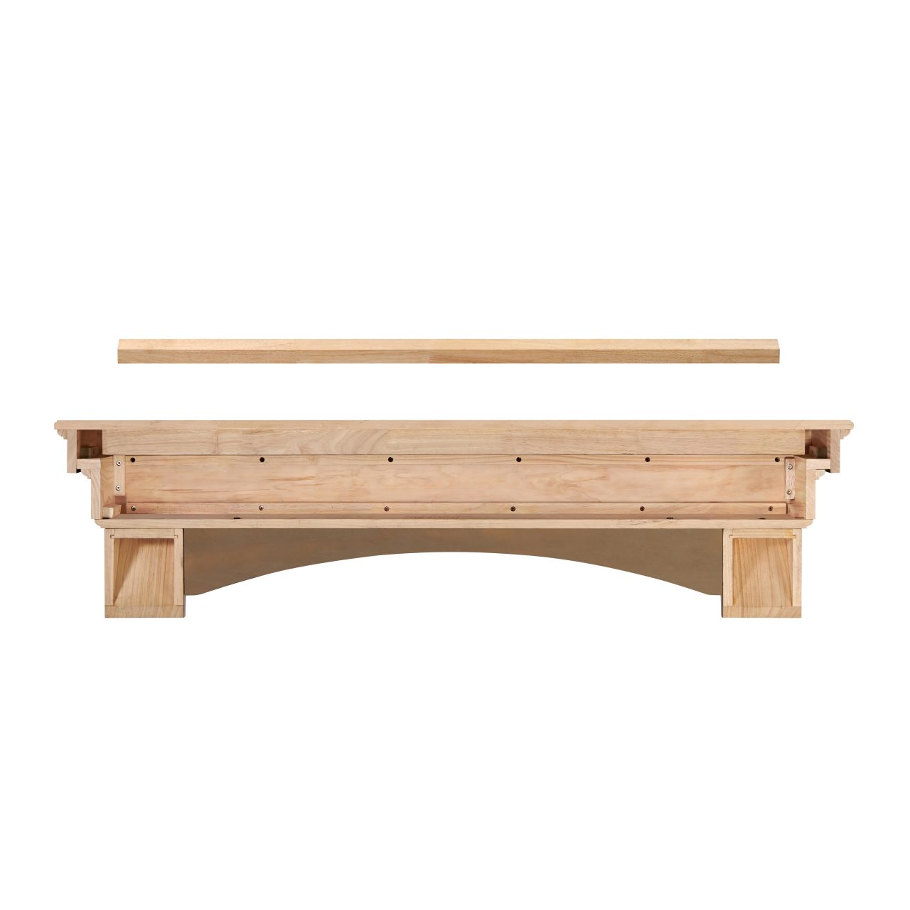 72" Celeste Fireplace Shelf by Pearl Mantels - Dune Distressed Finish