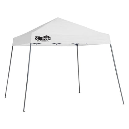 Expedition EX64 One Push 10 x 10 Slant Leg Canopy - White