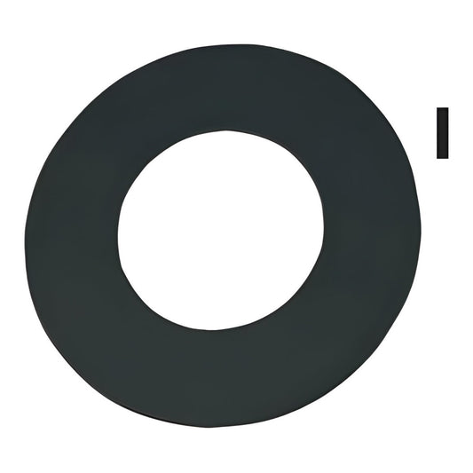 6" Ventis Single-Wall Black Stove Pipe 22-Gauge Cold-Rolled Steel - Wall Trim Collar -VSB06WTC