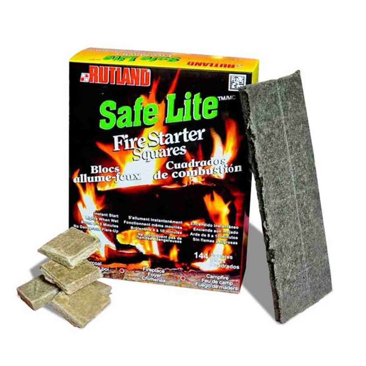 Safe Lite Fire Starters - 144 Squares