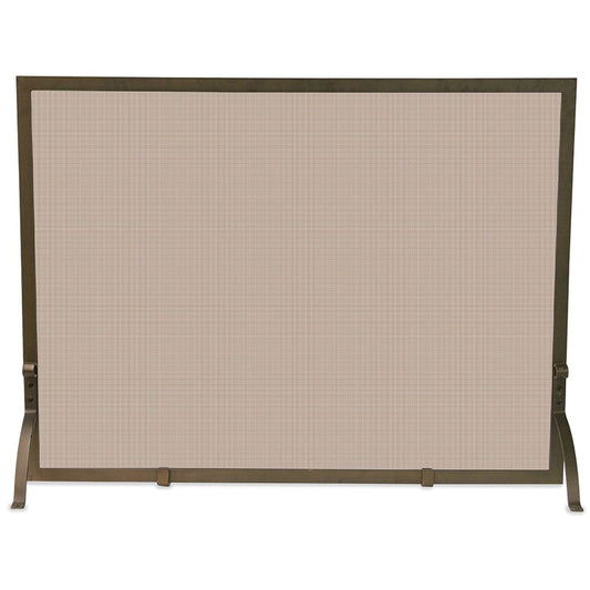 Single Panel Bronze Finish Screen