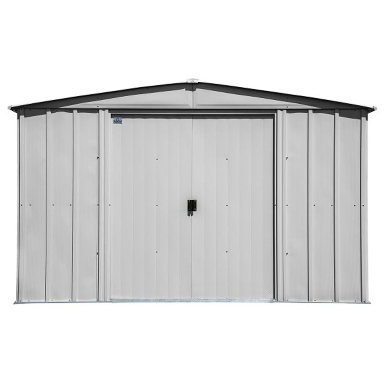 Arrow Classic Steel Storage Shed  10' x 14' -  Flute Gray