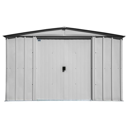 Arrow Classic Steel Storage Shed  10 x 14 -  Flute Gray