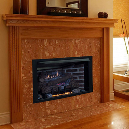 Superior 36" VRT4000 Series Vent-Free Black Radiant Fireplace - Propane