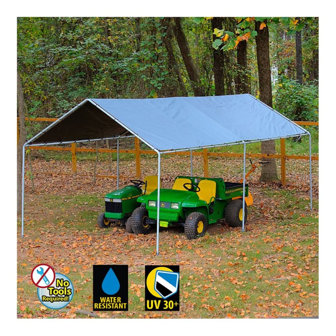King Canopy 10' x 20' 6-Leg King Canopy with Gray Cover - KMK1PCS